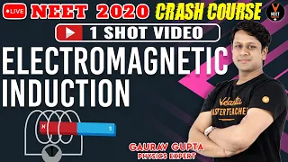 Electromagnetic Induction One Shot | Crash Course of NEET 2020 Preparation | NEET Physics|Gaurav Sir