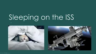 Sleeping on ISS
