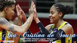 Ana Cristina de Souza │Eczacıbaşı Dynavit vs Fenerbahçe Opet │Turkish Volleyball League 2024 Final