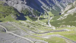 Umbrall and Stelvio passes - time lapse and drone
