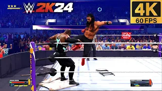 ROMAN REIGNS Vs ANGELO DAWKINS for the UNDISPUTED WWE CHAMPIONSHIP | "Wreck Everyone and Leave" |