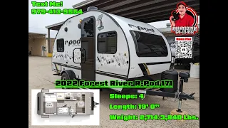 2022 Forest River R-Pod 171 Lightweight Travel Trailer
