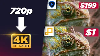 Sharpen & UPSCALE Videos to 4k Using A.I | Topaz Video Enhance vs Pixop