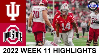 #2 Ohio State vs Indiana Highlights | College Football Week 11 | 2022 College Football Highlights