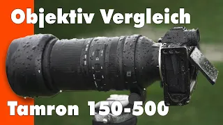 Tamron 150-500mm Di III VC VXD vs Sony 200-600mm G vs Sony 100-400mm G Master Bildqualitätsvergleich