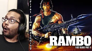 Rambo: First Blood Part II (1985) Reaction & Review! FIRST TIME WATCHING!!