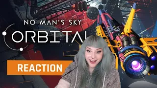 My reaction to the No Man's Sky Orbital Official Trailer | GAMEDAME REACTS