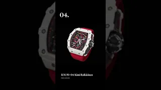 Top 5 most expensive Richard Mille watches 🤯 #shorts