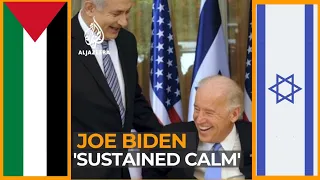 US President Joe Biden, working toward a 'sustained calm' between Israel and Palestine | AJ #shorts