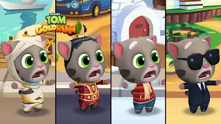 Talking Tom Gold Run Mummy Tom Vs General Tom Vs Frosty Tom Vs Agent Tom Android Gameplay