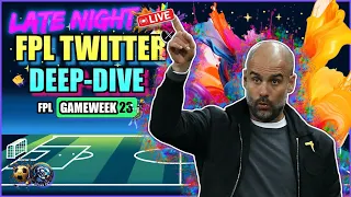 FPL GAMEWEEK 23 LIVE STREAM | SATURDAY NIGHT VIBES WITH ALF