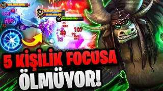 5 KİŞİNİN FOCUSLAYIP ÖLDÜREMEDİĞİ TEK KAHRAMAN THAMUZ! | SPLİT AT LOSE MAÇI KAZAN! | Mobile Legends