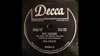 The Ink Spots - We Three Cover Using Only a Microphone from 1953