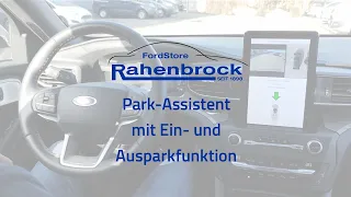 #RahenbrockErklärt 🤓 - PARK-ASSISTENT MIT EIN- UND AUSPARKFUNKTION von FORD 🚗🤖 | FORDSTORE OSNABRÜCK