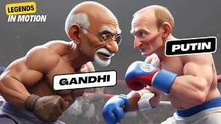 How Gandhi would Confront Putin on Ukraine | AI Animated Stories