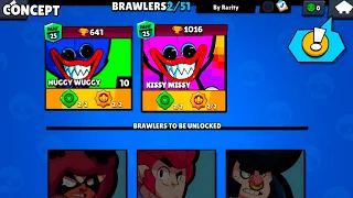 CURSED NEW BRAWLER HUGGY WUGGY IN BRAWL STARS!😳😧