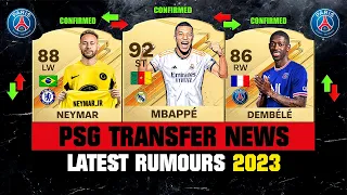 PSG CONFIRMED TRANSFERS & RUMOURS! ✅😱 ft. Dembele, Mbappe, Neymar… etc