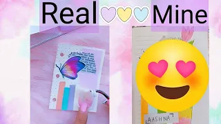 Recreating Tonni art and craft mini purple binder 💜/ Journal #asmr/Craft with Aashna