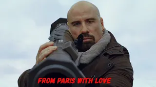 From Paris With Love: Pursuit. Charlie Wax fires a hand grenade, blows up a terrorist