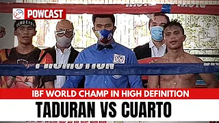 🔥🥊🇵🇭 Heated! Pedro Taduran vs Rene Mark Cuarto Boxing Full Fight | IBF Mini-Flyweight Championship