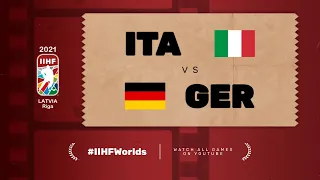 Highlights | GERMANY vs ITALY | #IIHFWorlds 2021