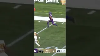 Justin Jefferson makes a huge catch vs saints 🔥