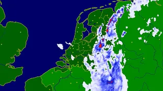 Buienradar timelapse watersnood | 13 t/m 16 juli 2021 | Hevige regenval en overstromingen!