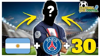 Guess The Player By His Country, Club and Jersey Number | Football Quiz 2022