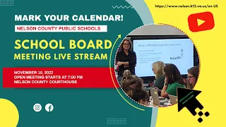 NCPS - Regular School Board Meeting - November 10, 2022