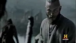 HISTORY'S VIKINGS Season 2 Episode 2 "Invasion" Clip: Ragnar and Athelstan: FIGHT TRAINING