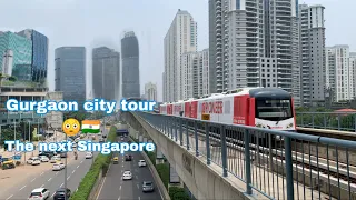 Gurgaon city tour 🇮🇳 !! The next Singapore 😳 can't believe this is India !! modern India