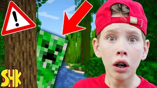 If Minecraft Was Real | SuperHeroKids