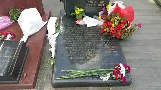 The Gravesite of Bruce and Brandon Lee.