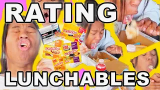 BACK TO SCHOOL LUNCHABLES REVIEW MUKBANG