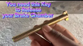 How to Release Brake Chamber
