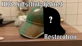 Restoring a WWII M38 Luftschutz helmet!
