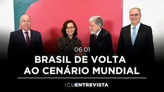 AS PRIMEIRAS DECISÕES DO ITAMARATY - 🔴 ICL ENTREVISTA - 06/JANEIRO ÀS 08H