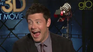 Cory Monteith and Heather Morris on Glee The 3D Concert Movie | Interview