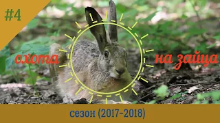 (18+) БЫСТРО ВЗЯТЫЙ ЗАЙЧИК...(охота на зайца #4) сезон 2017-2018...