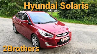 Хендай солярис. Бу Hyundai Solaris 2013 год. Автомат за 500 тыс. Обзор. Тест драйв.