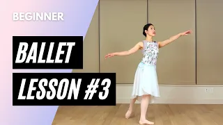 Beginner Ballet Class 3 || Online Ballet Lesson