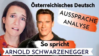 Deutsche Aussprache Analyse Arnold SCHWARZENEGGER - Deutsch Österreichisches Deutsch Reaction Video