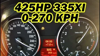 ★ 425HP BMW 335xi 0-270 km/h