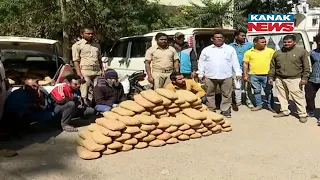 Police Nabs Ganja Challan Worth 27 Lakhs Of Rupess In Sambalpur
