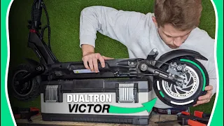 How To - Change the REAR WHEEL of a Dualtron Victor scooter - Tyre and Inner Tube 🛴💚