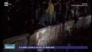 Germania, 28 anni fa la caduta del Muro di Berlino - La Vita in Diretta 09/11/2017