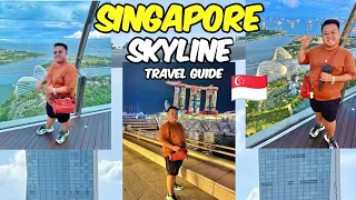 Amazing 360 view of Singapore! Skypark at Marina Bay Sands! JM BANQUICIO