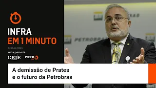 Infra em 1 Minuto: A demissão de Prates e o futuro da Petrobras