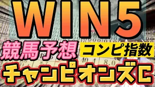 12月4日WIN5予想🏇チャンピオンズカップ🏆コンピ指数分析