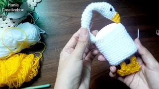aww so cute Crochet Goose podcase |#goosebag free pattern #crochet  #crochetbagpattern #airport